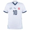 Maillot de Supporter Suisse Xhaka 10 Extérieur Euro 2024 Pour Homme